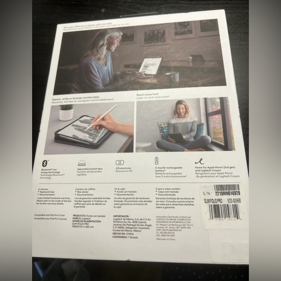 Logitech Bluetooth Keyboard Case for iPad Pro 11-inch - Picture 9 of 10